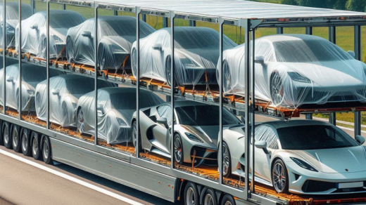 Enclosed auto transport